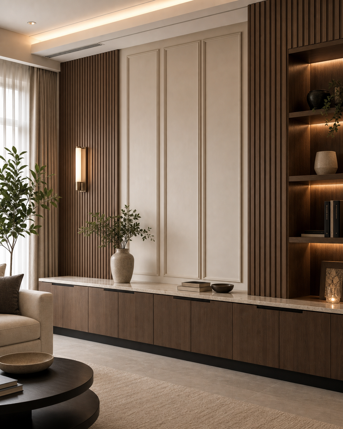Decorative interior material package