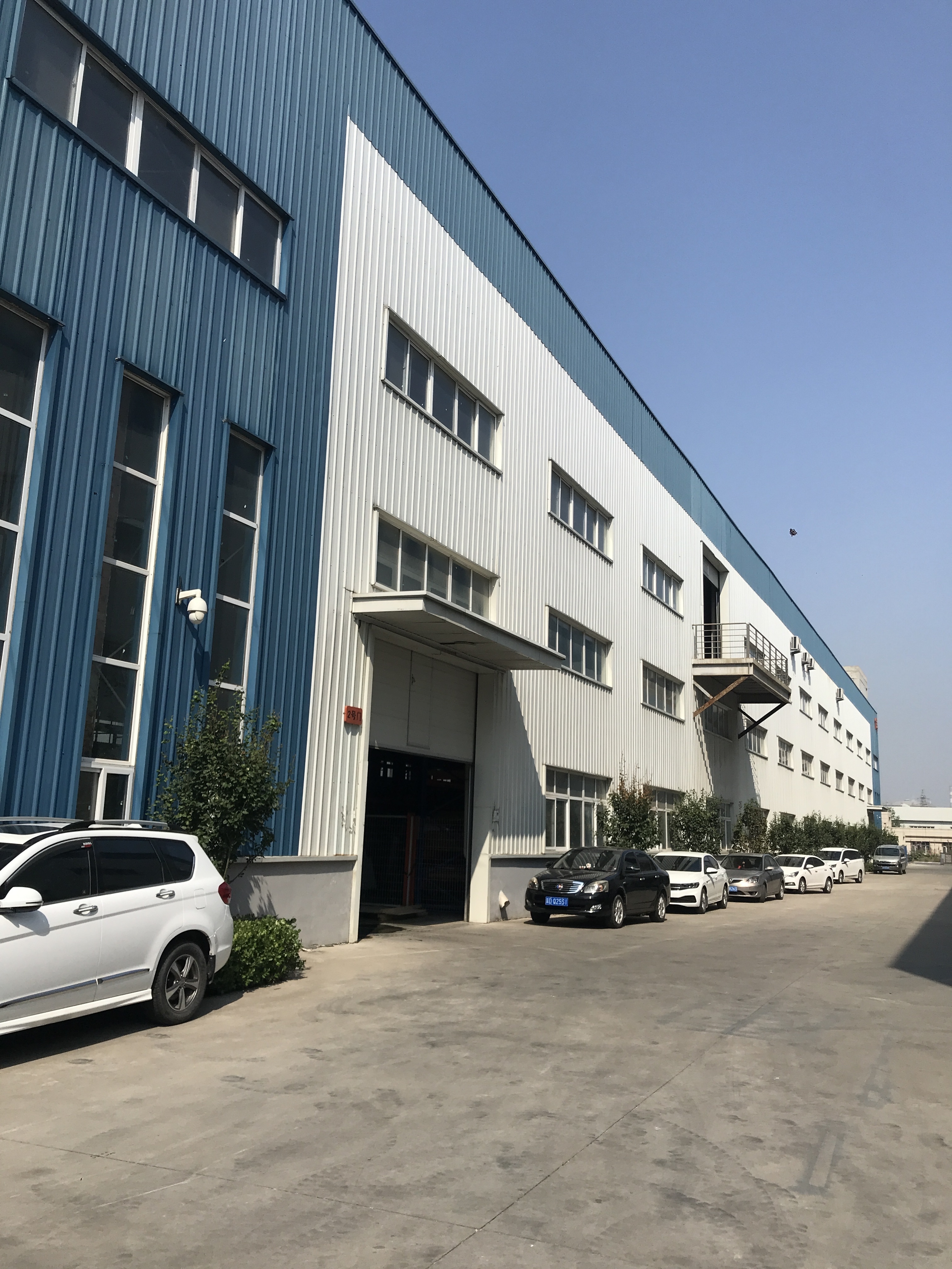 Factory building exterior in China